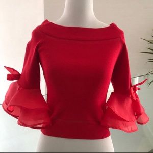 MANGO top RED